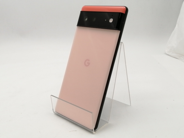 【中古】Google au 【SIMフリー】 Pixel 6 カインダコーラル 8GB 128GB GR1YH【ECセンター】保証期間１ヶ月【ランクA】