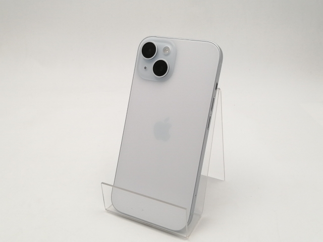 【中古】Apple docomo 【SIMフリー】 iPhone 15 256GB ブルー MTMR3J/A【ECセンター】保証期間１ヶ月【ランクA】