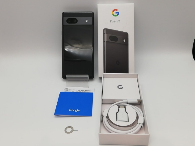 中古】Google 国内版 【SIMフリー】 Pixel 7a チャコール 8GB 128GB