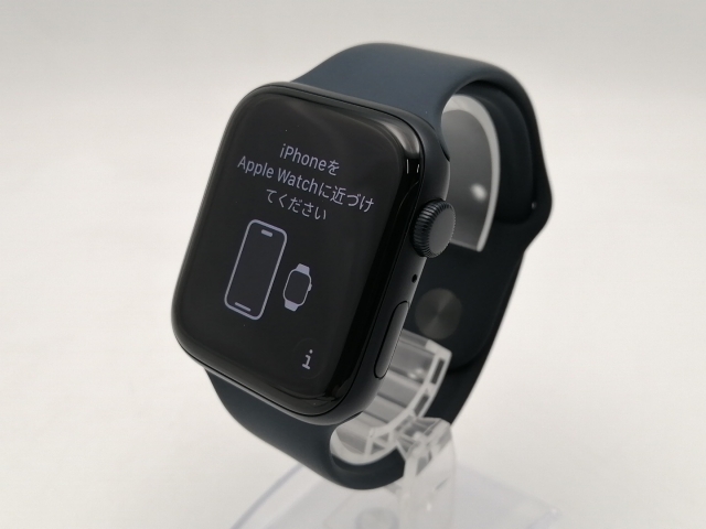 【中古】Apple Apple Watch SE3 44mm GPS ミッドナイトアルミニウムケース/ミッドナイトスポーツバンド (M/L) MEHQ4J/A【ECセンター】保証期間１ヶ月【ランクA】