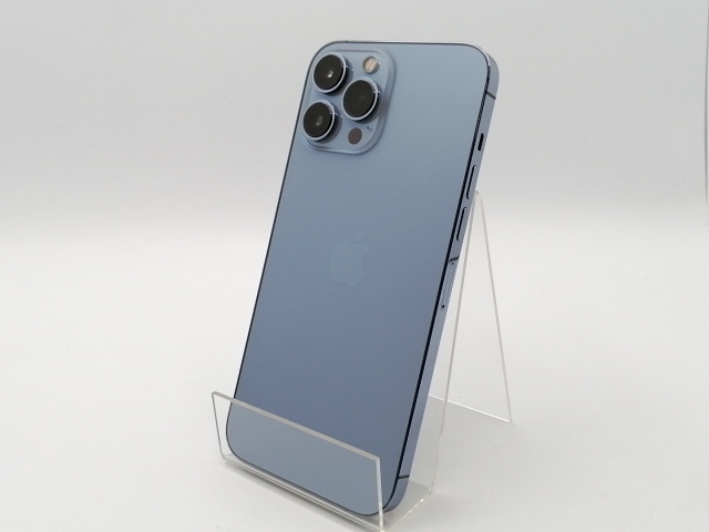 【中古】Apple 楽天モバイル 【SIMフリー】 iPhone 13 Pro Max 256GB シエラブルー MLJD3J/A【ECセンター】保証期間１ヶ月【ランクB】