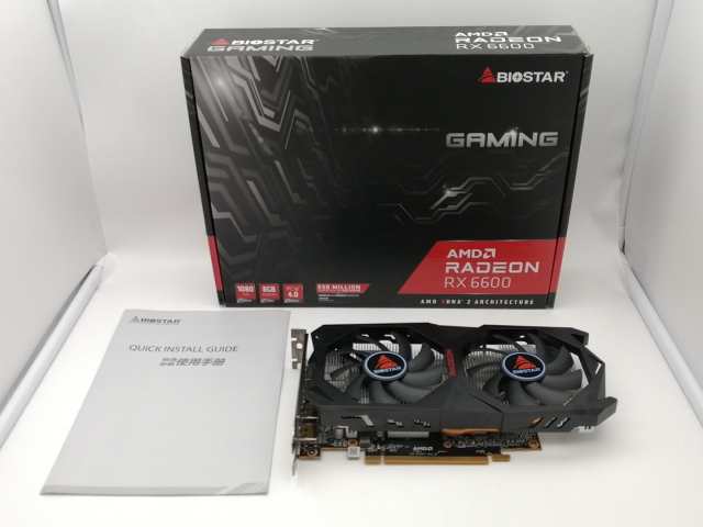 【中古】BIOSTAR VA6606RM81 RX6600/8GB(GDDR6)【ECセンター】保証期間１週間