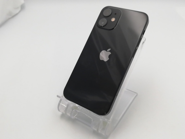 【中古】Apple 国内版 【SIMフリー】 iPhone 12 mini 64GB ブラック MGA03J/A【ECセンター】保証期間１ヶ月【ランクB】