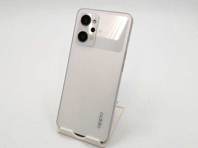 【中古】Oppo 国内版 【SIMフリー】 OPPO Reno9 A ムーンホワイト 8GB 128GB CPH2523【ECセンター】保証期間１ヶ月【ランクC】
