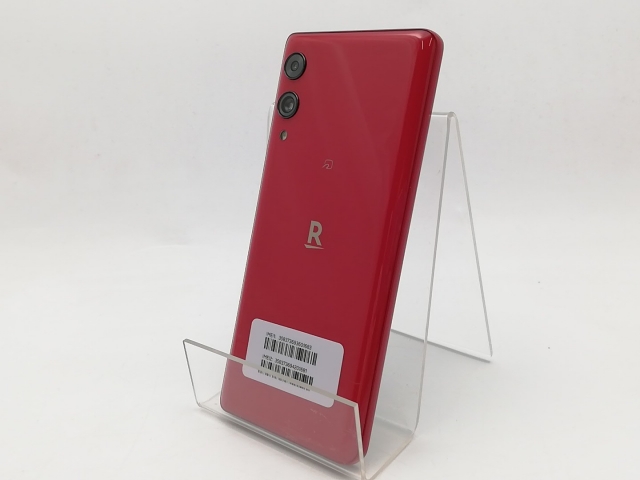 【中古】Wiko 楽天モバイル 【SIMフリー】 Rakuten Hand 5G クリムゾンレッド 4GB 128GB P780【ECセンター】保証期間１ヶ月【ランクA】