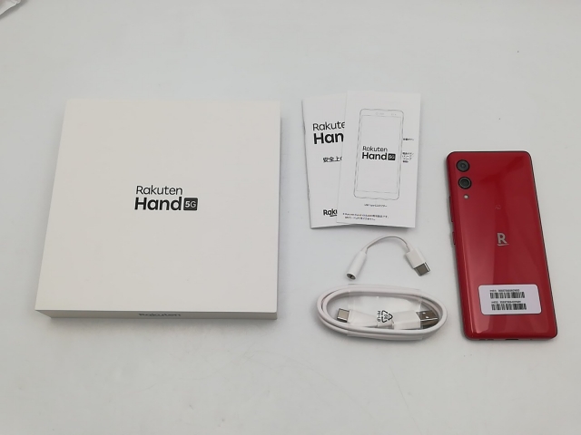 【中古】Wiko 楽天モバイル 【SIMフリー】 Rakuten Hand 5G クリムゾンレッド 4GB 128GB P780【ECセンター】保証期間１ヶ月【ランクA】_7