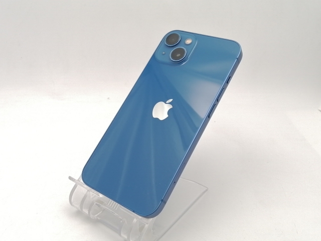 【中古】Apple 楽天モバイル 【SIMフリー】 iPhone 13 128GB ブルー MLNG3J/A【ECセンター】保証期間１ヶ月【ランクB】