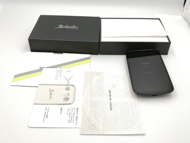 BALMUDA - ★早い者勝ち★ 〓SoftBank BALMUDA Phone ブラック 新品 24,800円！イオシス、未使用「BALMUDA Phone」投げ売り