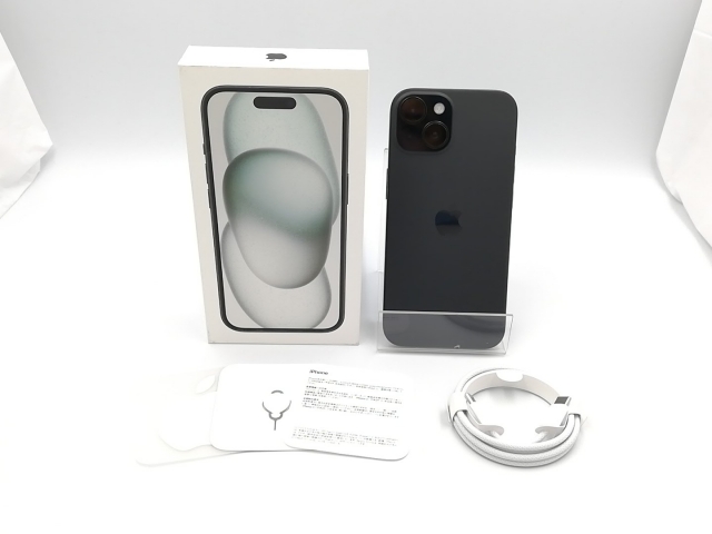 Apple iPhone 15 ブラック 本体 SIMフリー 中古美品 iPhone 15 ブラック 128 GB SIMフリー APPLE 〔中古〕iPhone15 128GB