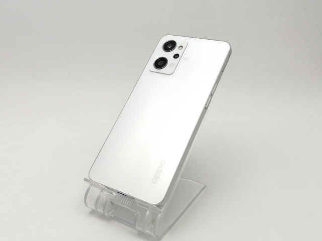 【中古】Oppo ymobile 【SIMフリー】 OPPO Reno9 A ムーンホワイト 8GB 128GB A301OP【ECセンター】保証期間１ヶ月【ランクB】