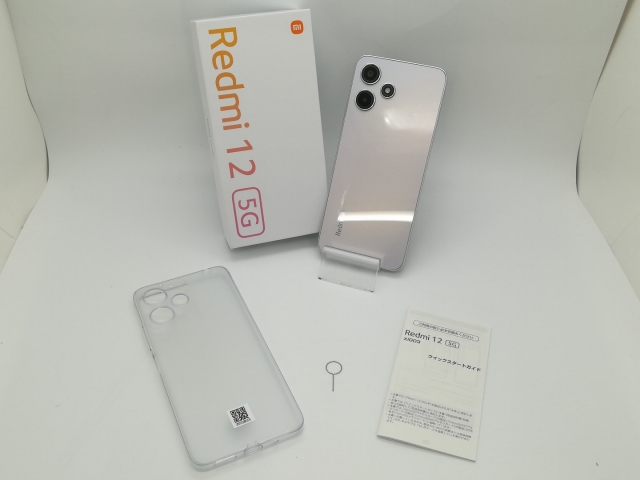 Redmi 12 5G ポーラシルバー　SIMフリー Xiaomi Redmi 12 5g ポーラーシルバー 128gb simフリー 中古Redmi 12