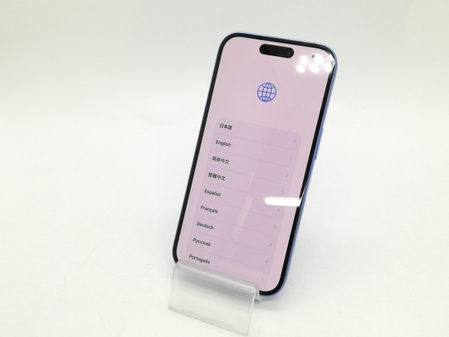 【中古】Apple docomo 【SIMフリー】 iPhone 16 128GB ウルトラマリン MYDU3J/A【静岡】保証期間１ヶ月【ランクB】_1