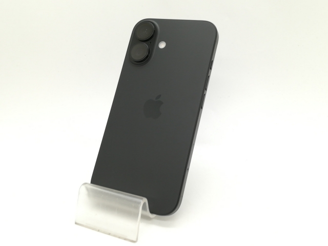 【中古】Apple 国内版 【SIMフリー】 iPhone 16 128GB ブラック MYDQ3J/A【静岡】保証期間１ヶ月【ランクB】