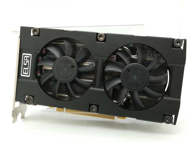 【中古】ELSA GeForce RTX 2060 S.A.C（GD2060-6GERS） RTX2060/6GB(GDDR6)/PCI-E【静岡】保証期間１週間