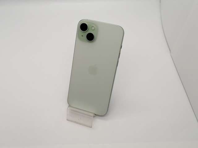 【中古】Apple 国内版 【SIMフリー】 iPhone 15 Plus 256GB グリーン MU0Q3J/A【大須アメ横】保証期間１ヶ月【ランクC】
