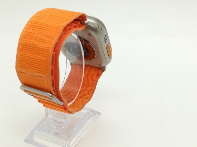 【中古】Apple Apple Watch Ultra 49mm Cellular チタニウムケース/オレンジアルパインループ L MQFM3J/A【静岡】保証期間１ヶ月【ランクA】_1