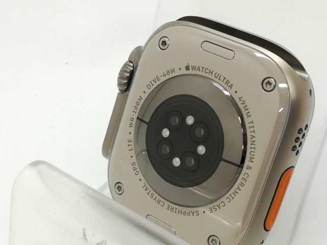 【中古】Apple Apple Watch Ultra 49mm Cellular チタニウムケース/オレンジアルパインループ L MQFM3J/A【静岡】保証期間１ヶ月【ランクA】_6