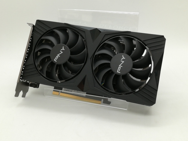 【中古】PNY GeForce RTX 4060 8GB VERTO ダブルファン VCG40608DFXPB1 RTX4060/8GB(GDDR6)【静岡】保証期間１週間