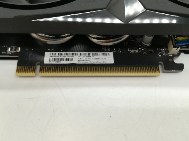 【中古】PNY GeForce RTX 4060 8GB VERTO ダブルファン VCG40608DFXPB1 RTX4060/8GB(GDDR6)【静岡】保証期間１週間_4