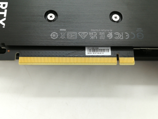 【中古】PNY GeForce RTX 4060 8GB VERTO ダブルファン VCG40608DFXPB1 RTX4060/8GB(GDDR6)【静岡】保証期間１週間_5