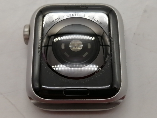 【中古】Apple Apple Watch Series5 Cellular 40mm シルバーアルミケース (バンド無し)【大須アメ横】保証期間１ヶ月【ランクB】_1