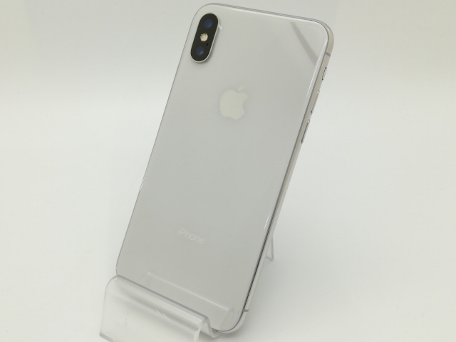 中古】Apple docomo 【SIMロック解除済み】 iPhone X 256GB シルバー