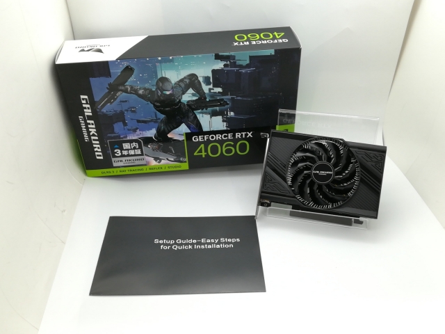 GALAKURO GAMING GEFORCE RTX 4060 中古 GALAKURO GAMING GG-GTX1660
