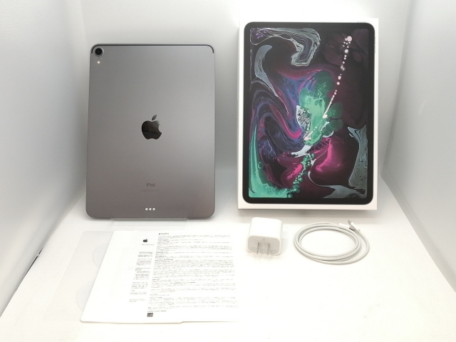 中古送料無料! Apple iPad Pro 2018 11インチ Wi-Fi + Cellular 256GB SIMフリー 第3世代 MU102J/A スペースグレイ グレー セルラー iPadPro 11インチ 2018 64G シルバー Wifi iPad Pro 第1世代(2018) 11