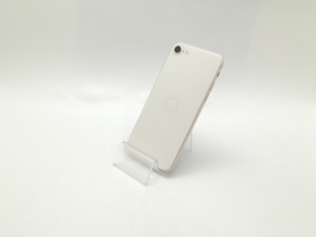 【中古】Apple docomo 【SIMフリー】 iPhone SE（第3世代） 64GB スターライト MMYD3J/A【静岡】保証期間１ヶ月【ランクB】