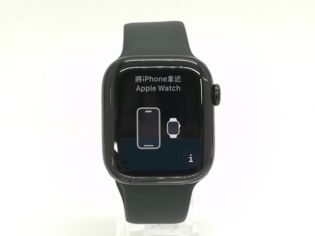【中古】Apple Apple Watch Series10 42mm GPS ジェットブラックアルミニウムケース/ブラックスポーツバンド (S/M) MWWE3J/A【静岡】保証期間１ヶ月【ランクB】
