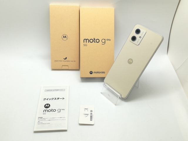 moto g64y 5G Motorola SIMフリー バニラクリーム スマートフォン/携帯