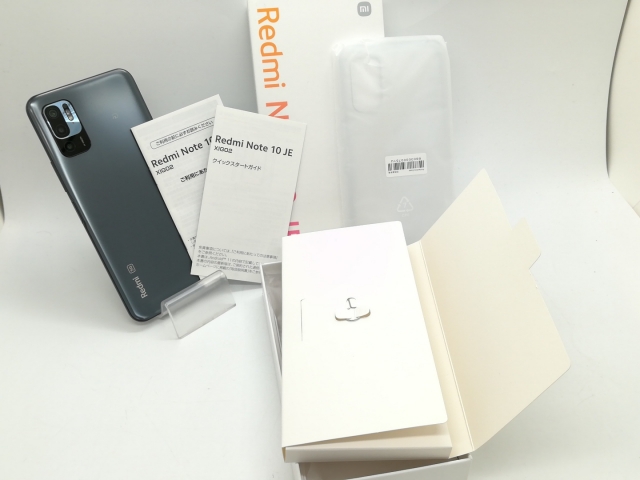 【中古】Xiaomi UQmobile 【SIMフリー】 Redmi Note 10 JE グラファイトグレー 4GB 64GB XIG02【静岡】保証期間１ヶ月【ランクA】_8