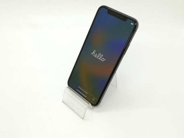 【中古】Apple SoftBank 【SIMロック解除済み】 iPhone X 256GB スペースグレイ MQC12J/A【静岡】保証期間１ヶ月【ランクA】_1