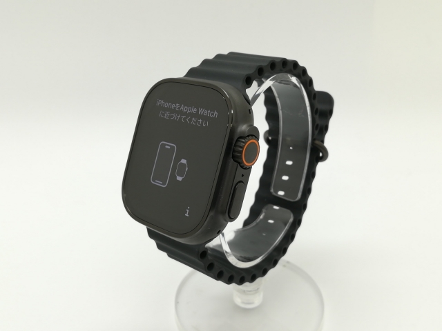 【中古】Apple Apple Watch Ultra3 49mm Cellular ブラックチタニウムケース/ブラックオーシャンバンド MF0J4J/A【静岡】保証期間１ヶ月【ランクA】