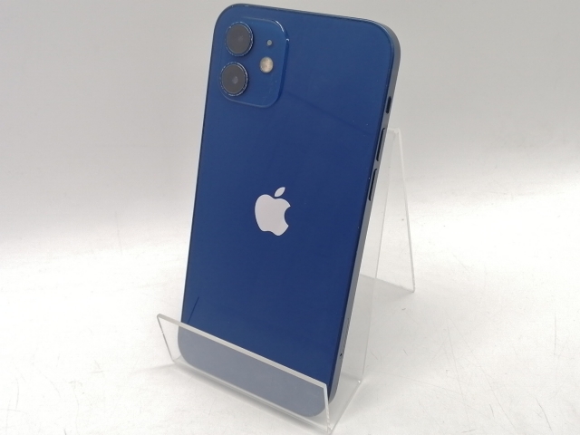 【中古】Apple 国内版 【SIMフリー】 iPhone 12 128GB ブルー MGHX3J/A【熊本】保証期間１ヶ月【ランクC】
