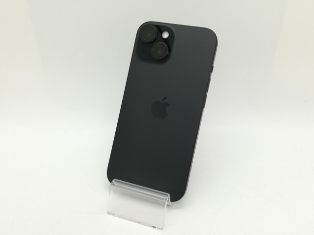 【中古】Apple 国内版 【SIMフリー】 iPhone 15 128GB ブラック MTMH3J/A【静岡】保証期間１ヶ月【ランクA】