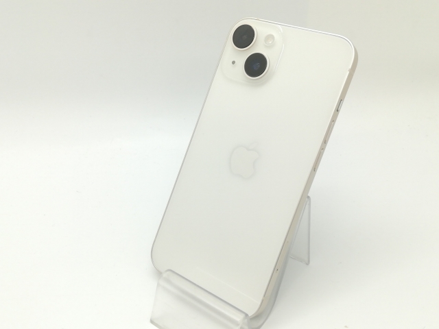 【中古】【赤ロム保証あり】Apple au 【SIMフリー】 iPhone 14 128GB スターライト MPUQ3J/A【静岡】保