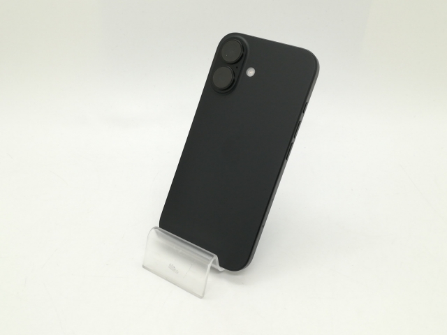 【中古】Apple 国内版 【SIMフリー】 iPhone 16 128GB ブラック MYDQ3J/A【静岡】保証期間１ヶ月【ランクA】
