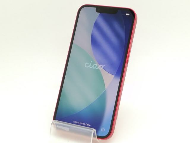 【中古】Apple docomo 【SIMフリー】 iPhone 14 128GB (PRODUCT)RED MPV93J/A【静岡】保証期間１ヶ月【ランクA】