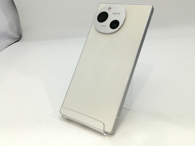 中古】SHARP 国内版 【SIMフリー】 AQUOS R9 ホワイト 12GB 256GB SH