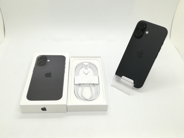 【未使用】Apple 国内版 【SIMフリー】 iPhone 16 128GB ブラック MYDQ3J/A【OSU301】保証期間３ヶ月_3