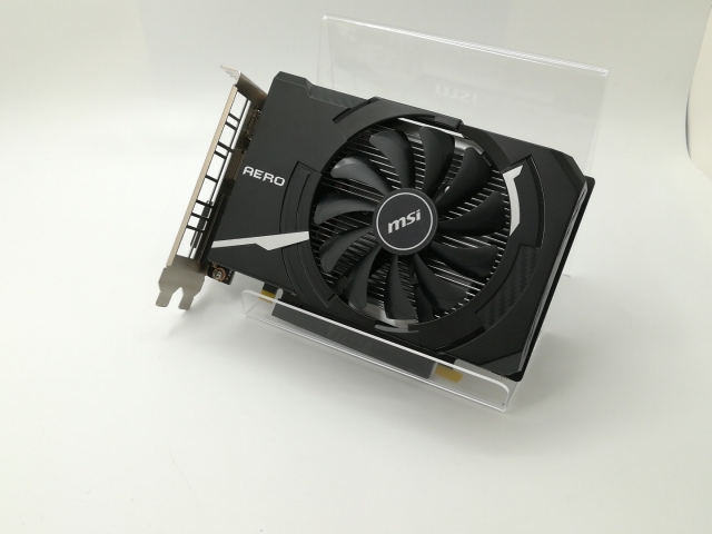 【中古】MSI GeForce GTX 1650 AERO ITX 4G OC GTX1650/4GB(GDDR5)/PCI-E【静岡】保証期間１週間