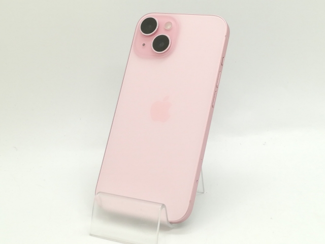 【中古】Apple docomo 【SIMフリー】 iPhone 15 256GB ピンク MTMP3J/A【静岡】保証期間１ヶ月【ランクB】