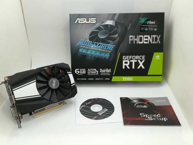 【中古】ASUS PH-RTX2060-6G RTX2060/6GB(GDDR6)/PCI-E【静岡】保証期間１週間