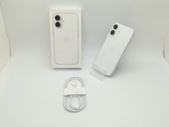 中古】Apple 国内版 【SIMフリー】 iPhone 16 128GB ホワイト MYDR3J/A