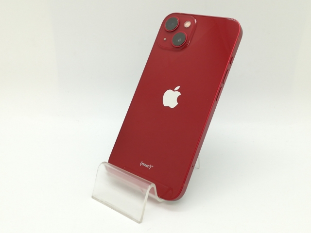 【中古】Apple docomo 【SIMフリー】 iPhone 13 128GB (PRODUCT)RED MLNF3J/A【静岡】保証期間１ヶ月【ランクB】