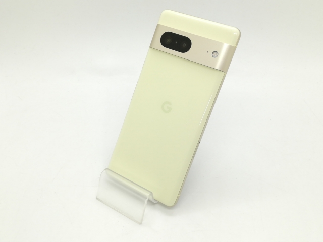 【中古】Google UQmobile 【SIMフリー】 Pixel 7 レモングラス 8GB 128GB G03Z5【静岡】保証期間１ヶ月【ランクA】