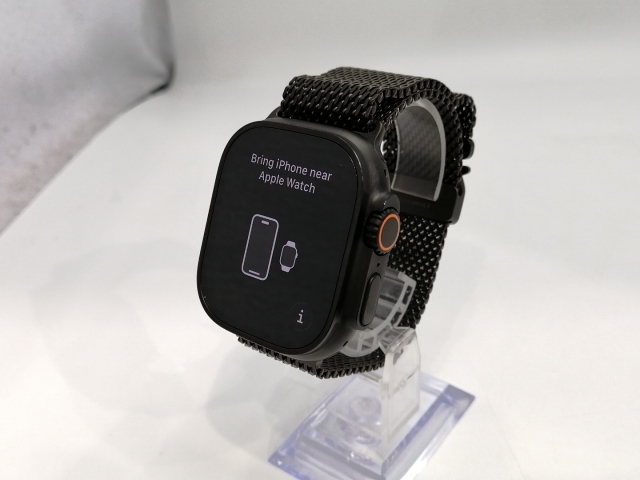 【中古】Apple Apple Watch Ultra3 49mm Cellular ブラックチタニウムケース/ブラックチタニウムミラネーゼループM MF1Q4J/A【浜松駅前】保証期間１ヶ月【ランクB】_1