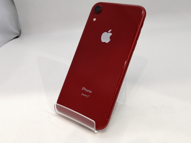 【中古】Apple au 【SIMロック解除済み】 iPhone XR 64GB (PRODUCT)RED MT062J/A【浜松駅前】保証期間１ヶ月【ランクB】