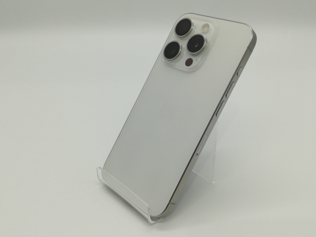iPhone 15pro 128GB simフリー　ホワイトチタニウム iPhone 15 Pro 128GB - ホワイトチタニウム（SIMフリー）[整備済